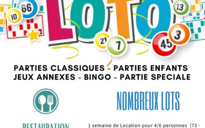 samedi 14 septembre 20h30 Loto de l’APE