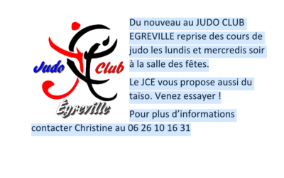 Du nouveau au Judo d’Egreville