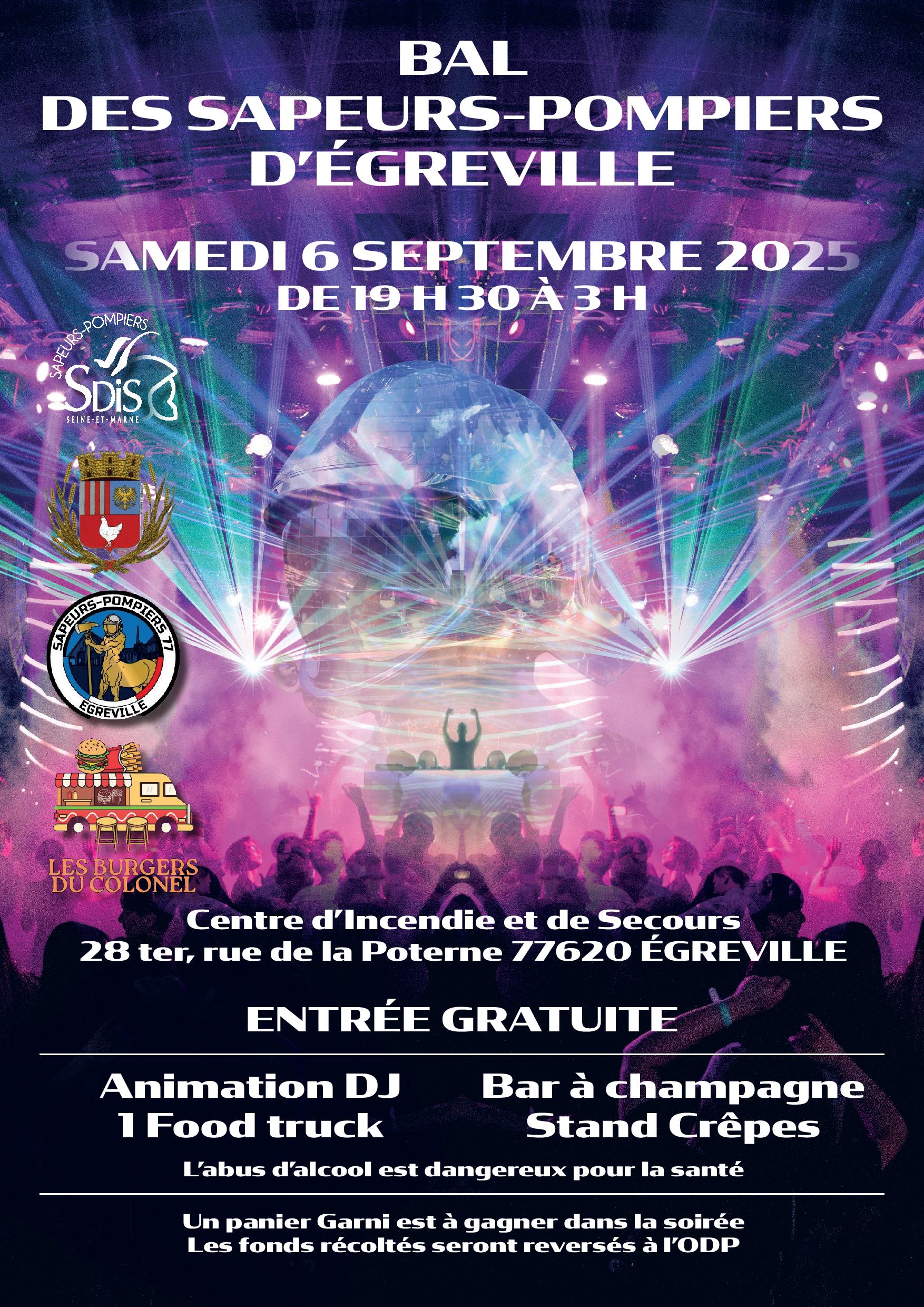 Bal des Sapeurs-Pompiers d'EGREVILLE