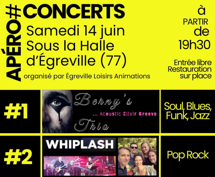 Apéro concert 🍸 samedi 14 juin