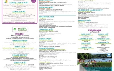 Agenda des manifestations prévues au mois d’Août  sur l’ensemble du territoire du Gâtinais Val-de-Loing #2