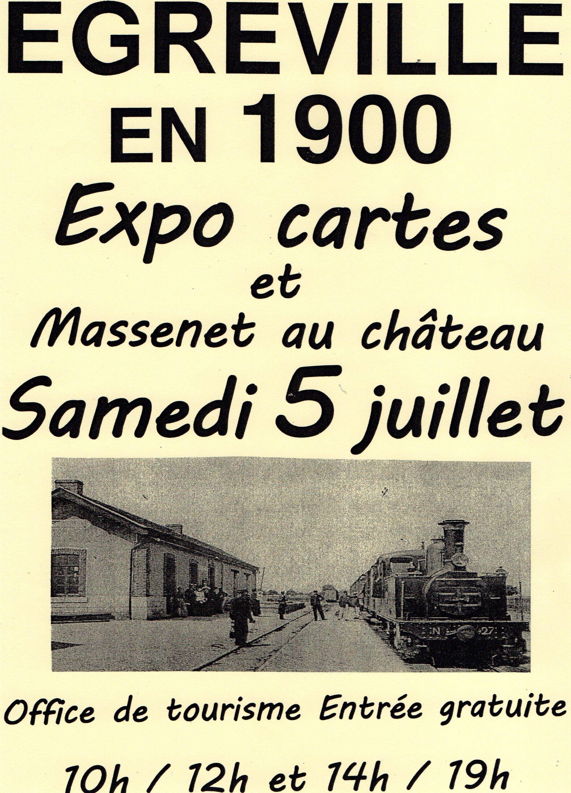 EGREVILLE en 1900