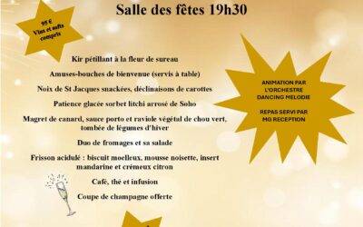 Réveillon du Nouvel An à Egreville !