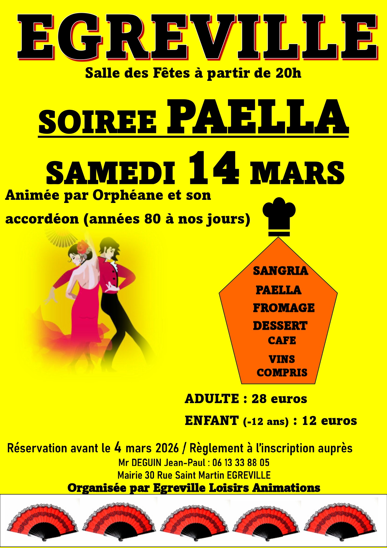 Soirée Paëlla