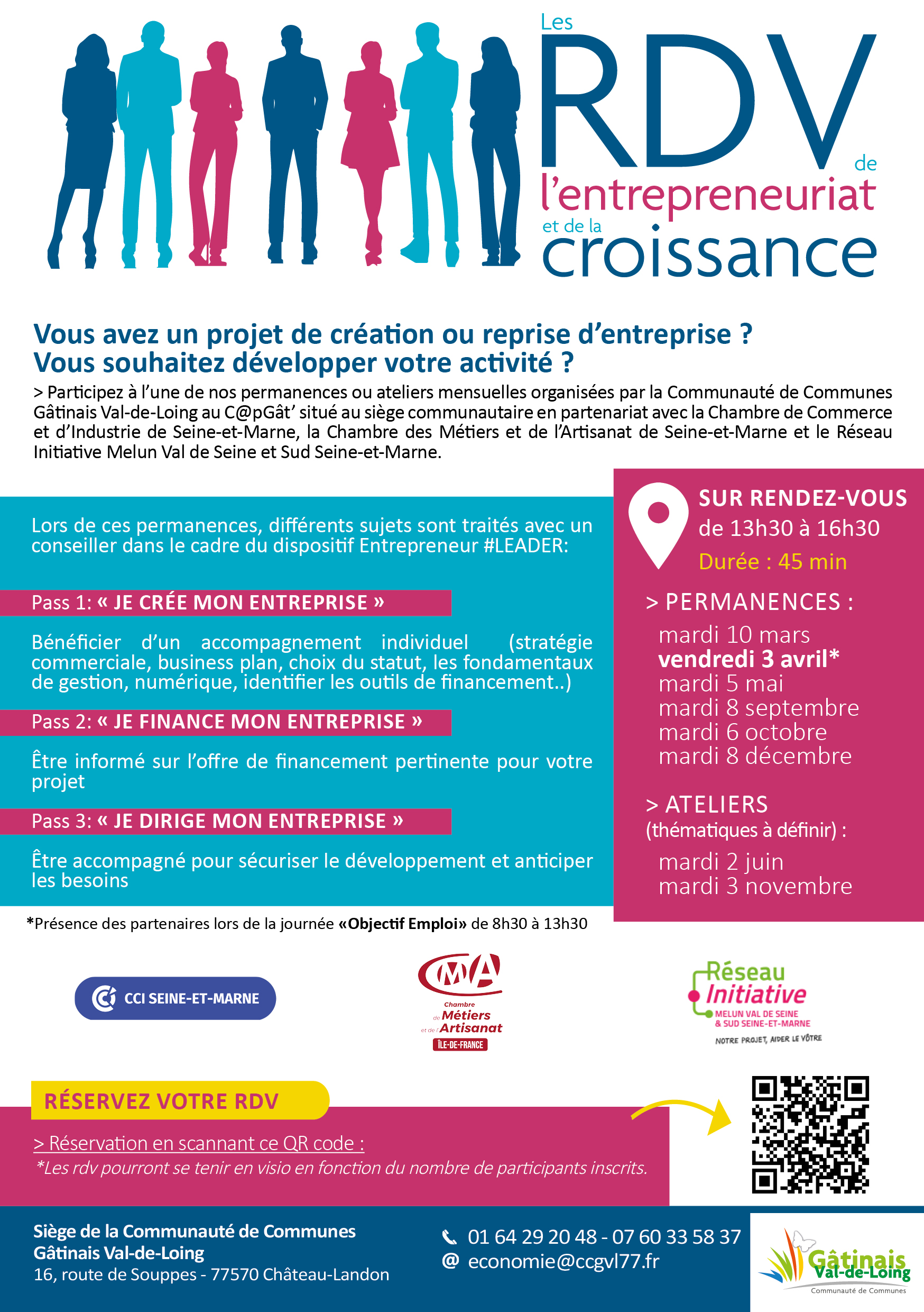 permanence rdv des entreprise de la CCGVL